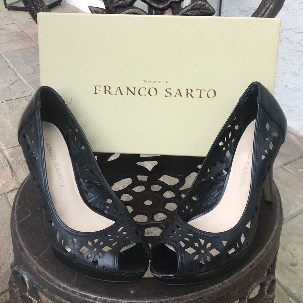 Franco Sarto Peep toe heel